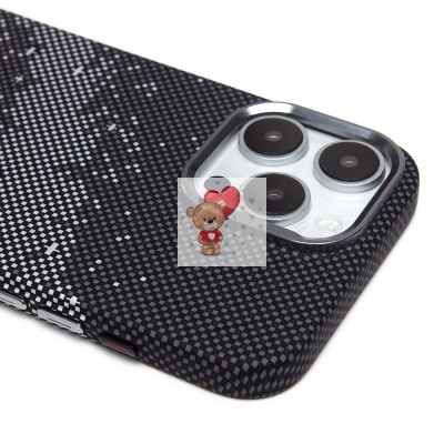 Чехол-накладка для Apple iPhone 16 Pro Max - (136) (черный/серый) Luxo Creative PC