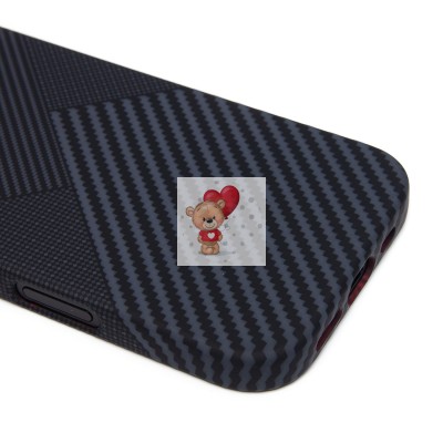 Чехол-накладка для Apple iPhone 16 Pro - (122) (черный) Luxo Creative PC