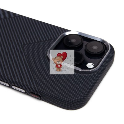 Чехол-накладка для Apple iPhone 16 Pro - (124) (черный) Luxo Creative PC