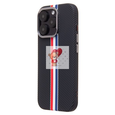 Чехол-накладка для Apple iPhone 16 Pro - (129) (черный/многоцветный) Luxo Creative PC