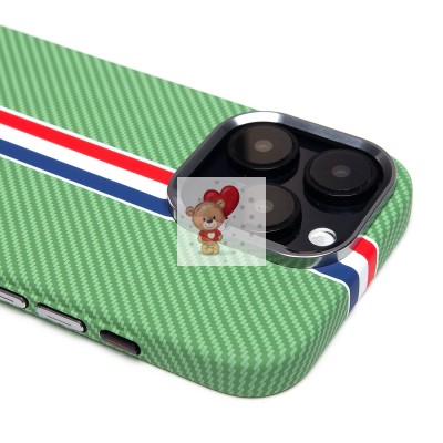 Чехол-накладка для Apple iPhone 16 Pro - (131) (зеленый/многоцветный) Luxo Creative PC