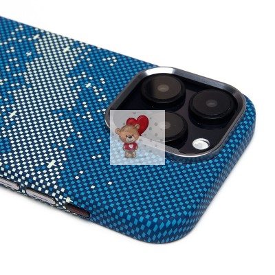 Чехол-накладка для Apple iPhone 16 Pro - (135) (синий/зеленый) Luxo Creative PC