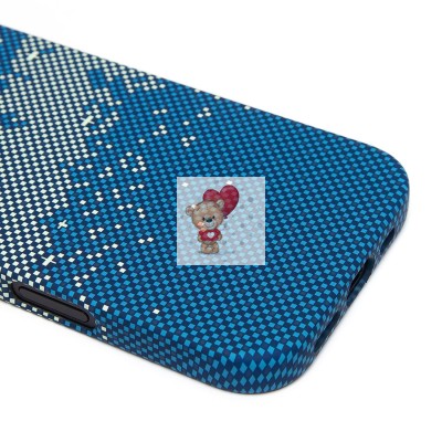 Чехол-накладка для Apple iPhone 16 Pro - (135) (синий/зеленый) Luxo Creative PC