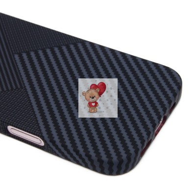 Чехол-накладка для Apple iPhone 16 - (122) (черный) Luxo Creative PC