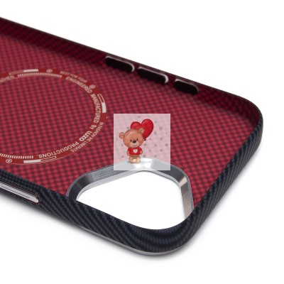 Чехол-накладка для Apple iPhone 16 - (122) (черный) Luxo Creative PC