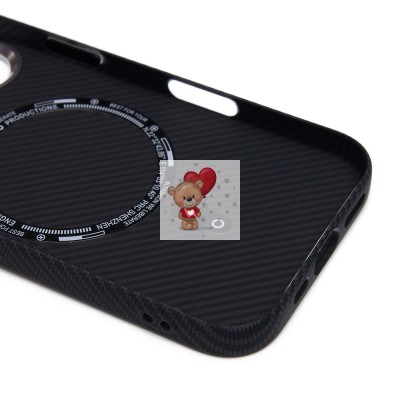 Чехол-накладка для Apple iPhone 16 - (123) (черный) Luxo Creative PC