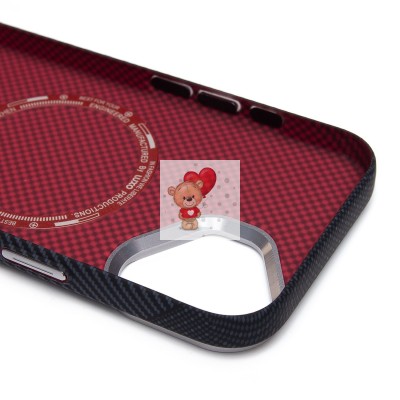 Чехол-накладка для Apple iPhone 16 - (124) (черный) Luxo Creative PC