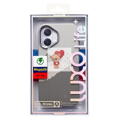 Чехол-накладка для Apple iPhone 16 - (125) (серый) Luxo Creative PC