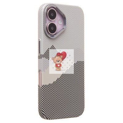 Чехол-накладка для Apple iPhone 16 - (125) (серый) Luxo Creative PC