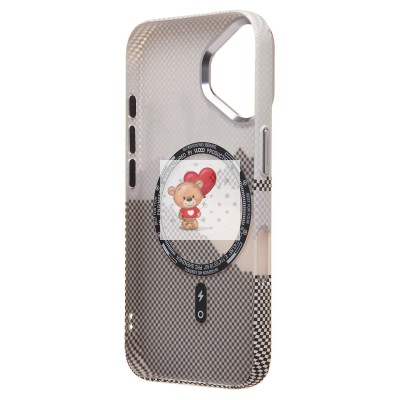 Чехол-накладка для Apple iPhone 16 - (125) (серый) Luxo Creative PC