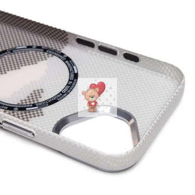 Чехол-накладка для Apple iPhone 16 - (125) (серый) Luxo Creative PC