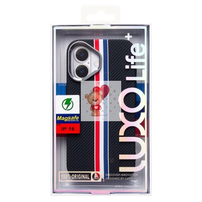 Чехол-накладка для Apple iPhone 16 - (129) (черный/многоцветный) Luxo Creative PC