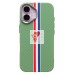 Чехол-накладка для Apple iPhone 16 - (131) (зеленый/многоцветный) Luxo Creative PC