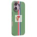 Чехол-накладка для Apple iPhone 16 - (131) (зеленый/многоцветный) Luxo Creative PC