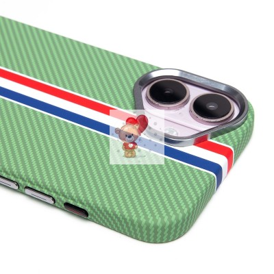 Чехол-накладка для Apple iPhone 16 - (131) (зеленый/многоцветный) Luxo Creative PC