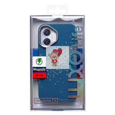 Чехол-накладка для Apple iPhone 16 - (135) (синий/зеленый) Luxo Creative PC Чехол-накладка для Apple iPhone 16 - (135) (синий/зеленый) Luxo Creative PC