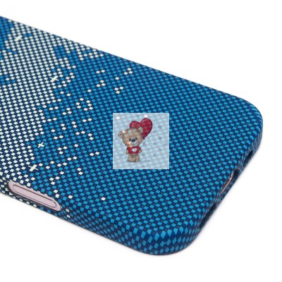 Чехол-накладка для Apple iPhone 16 - (135) (синий/зеленый) Luxo Creative PC Чехол-накладка для Apple iPhone 16 - (135) (синий/зеленый) Luxo Creative PC