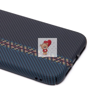 Чехол-накладка для Apple iPhone 11 - (121) (черный/синий) Luxo Creative PC