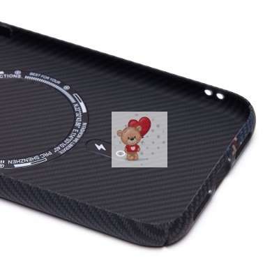 Чехол-накладка для Apple iPhone 11 - (121) (черный/синий) Luxo Creative PC