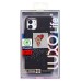 Чехол-накладка для Apple iPhone 11 - (136) (черный/серый) Luxo Creative PC Чехол-накладка для Apple iPhone 11 - (136) (черный/серый) Luxo Creative PC