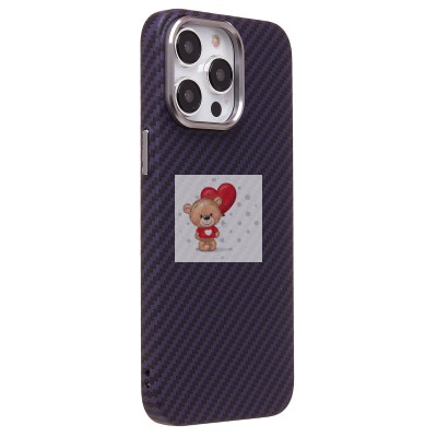 Чехол-накладка для Apple iPhone 14 Pro Max - (119) (темно-фиолетовый) Luxo Creative PC