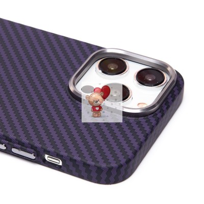 Чехол-накладка для Apple iPhone 14 Pro Max - (119) (темно-фиолетовый) Luxo Creative PC