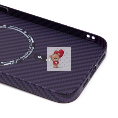 Чехол-накладка для Apple iPhone 14 Pro Max - (119) (темно-фиолетовый) Luxo Creative PC