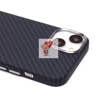 Чехол-накладка для Apple iPhone 14 - (118) (черный) Luxo Creative PC Чехол-накладка для Apple iPhone 14 - (118) (черный) Luxo Creative PC