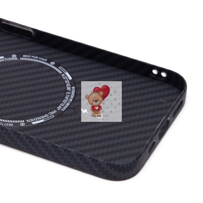 Чехол-накладка для Apple iPhone 14 - (118) (черный) Luxo Creative PC Чехол-накладка для Apple iPhone 14 - (118) (черный) Luxo Creative PC