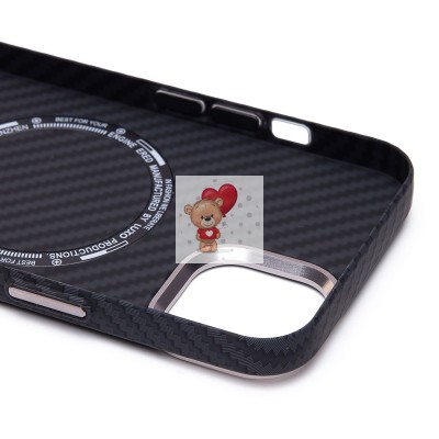 Чехол-накладка для Apple iPhone 14 - (118) (черный) Luxo Creative PC Чехол-накладка для Apple iPhone 14 - (118) (черный) Luxo Creative PC