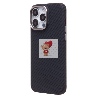 Чехол-накладка для Apple iPhone 15 Pro Max - (118) (черный) Luxo Creative PC