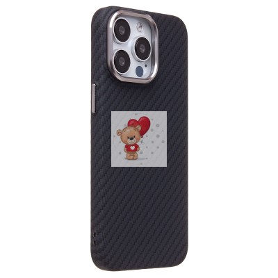 Чехол-накладка для Apple iPhone 15 Pro Max - (118) (черный) Luxo Creative PC