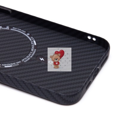 Чехол-накладка для Apple iPhone 15 Pro Max - (118) (черный) Luxo Creative PC