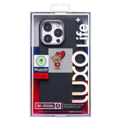 Чехол-накладка для Apple iPhone 15 Pro Max - (118) (черный) Luxo Creative PC