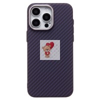 Чехол-накладка для Apple iPhone 15 Pro Max - (119) (темно-фиолетовый) Luxo Creative PC