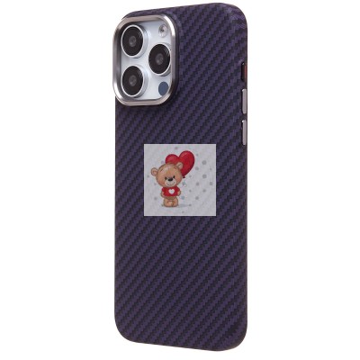 Чехол-накладка для Apple iPhone 15 Pro Max - (119) (темно-фиолетовый) Luxo Creative PC