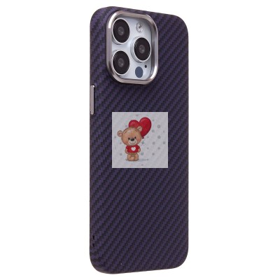 Чехол-накладка для Apple iPhone 15 Pro Max - (119) (темно-фиолетовый) Luxo Creative PC