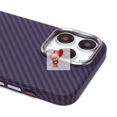 Чехол-накладка для Apple iPhone 15 Pro Max - (119) (темно-фиолетовый) Luxo Creative PC