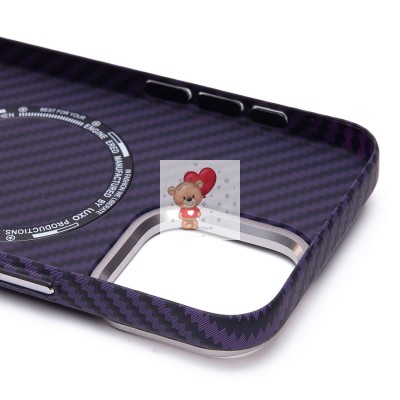 Чехол-накладка для Apple iPhone 15 Pro Max - (119) (темно-фиолетовый) Luxo Creative PC