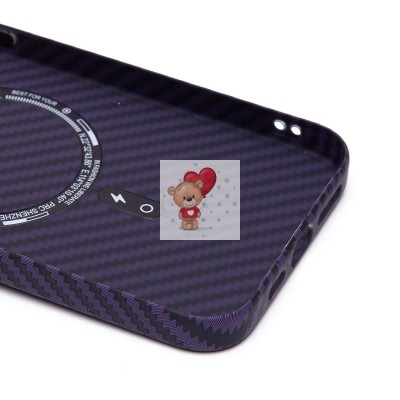 Чехол-накладка для Apple iPhone 15 Pro Max - (119) (темно-фиолетовый) Luxo Creative PC