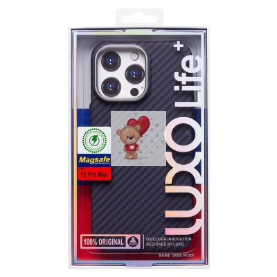 Чехол-накладка для Apple iPhone 15 Pro Max - (119) (темно-фиолетовый) Luxo Creative PC