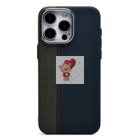 Чехол-накладка для Apple iPhone 15 Pro Max (тех. уп.) - (137) (темно-синий/зеленый) Luxo Creative PC