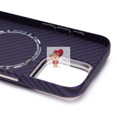 Чехол-накладка для Apple iPhone 15 Pro - (119) (темно-фиолетовый) Luxo Creative PC