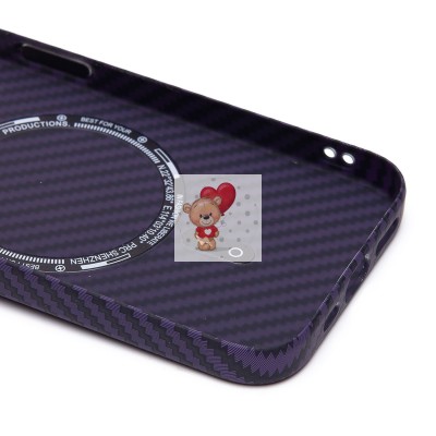 Чехол-накладка для Apple iPhone 15 Pro - (119) (темно-фиолетовый) Luxo Creative PC