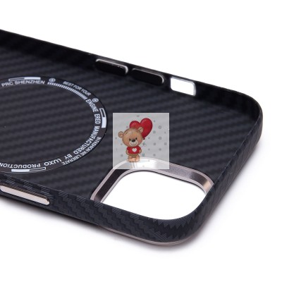 Чехол-накладка для Apple iPhone 15 - (118) (черный) Luxo Creative PC Чехол-накладка для Apple iPhone 15 - (118) (черный) Luxo Creative PC