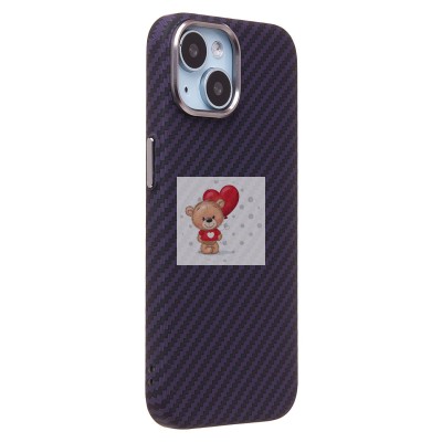 Чехол-накладка для Apple iPhone 15 - (119) (темно-фиолетовый) Luxo Creative PC