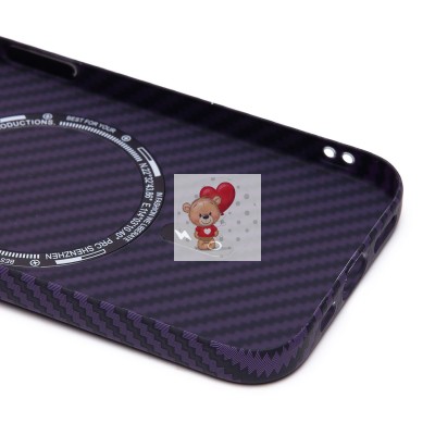 Чехол-накладка для Apple iPhone 15 - (119) (темно-фиолетовый) Luxo Creative PC