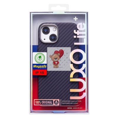 Чехол-накладка для Apple iPhone 15 - (119) (темно-фиолетовый) Luxo Creative PC