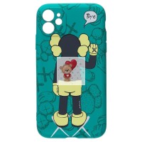 Чехол-накладка для Apple iPhone 11 - (91) (зеленый) Luxo Creative