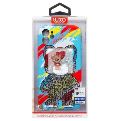 Чехол-накладка для Apple iPhone 11 - (114) (многоцветный) Luxo Creative